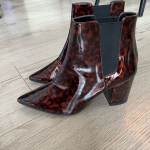 Zara Leopard Print Booties